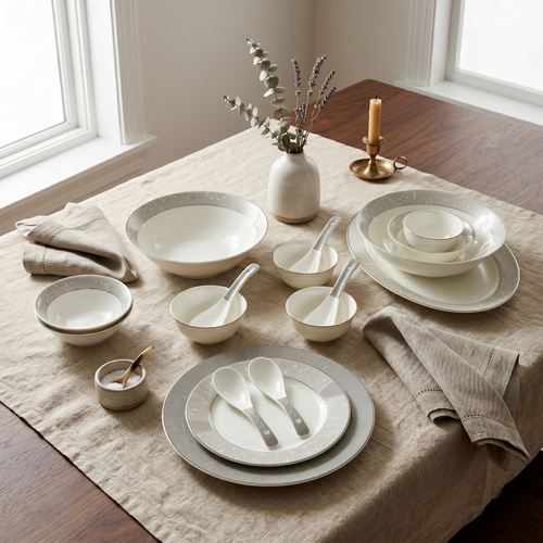 Timeless Silver 33pc Dinner Set
