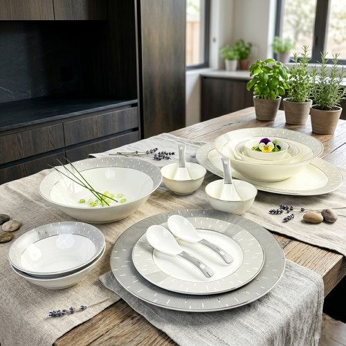 Timeless Silver 33pc Dinner Set