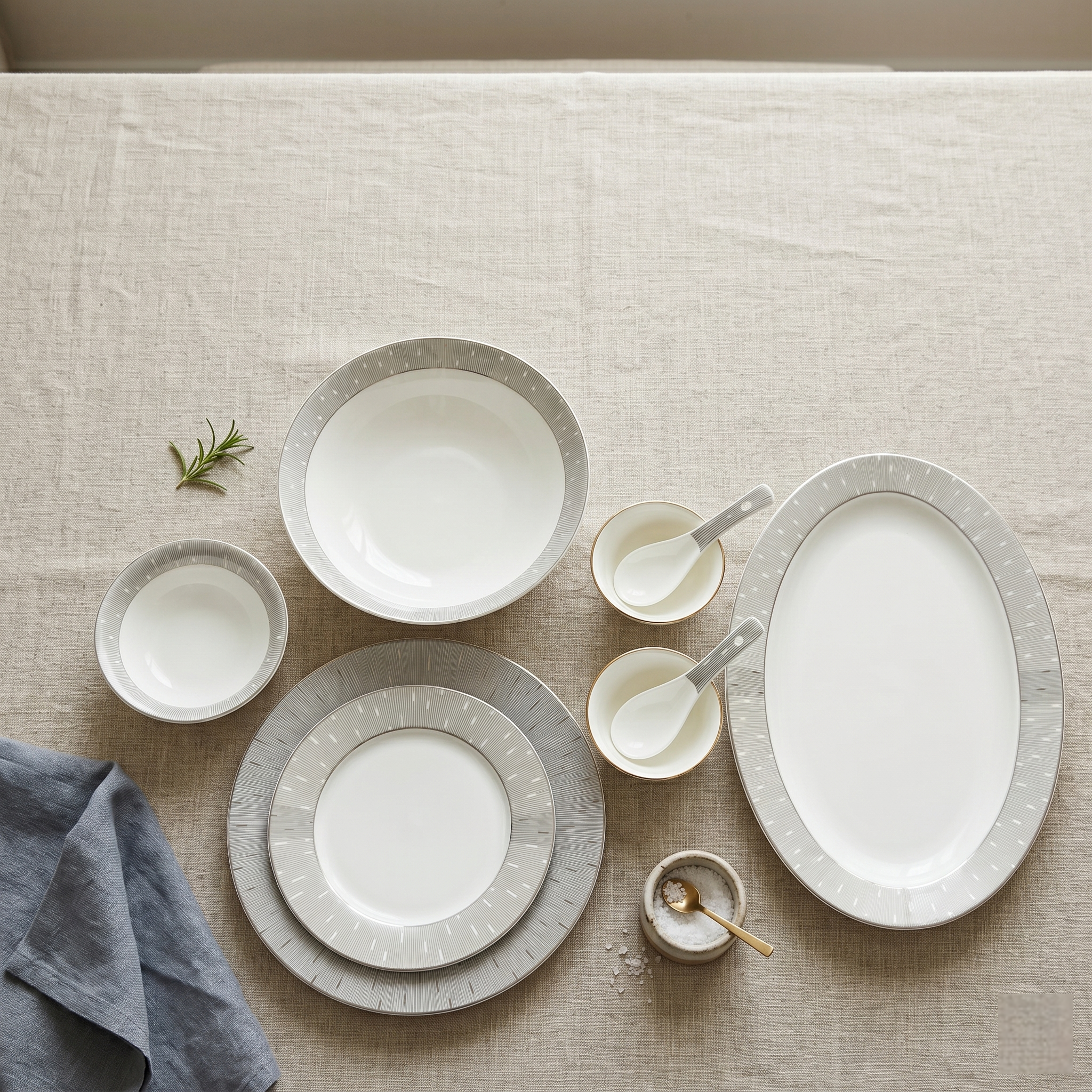Timeless Silver 33pc Dinner Set