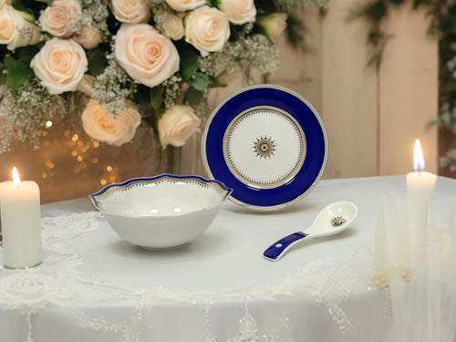 Pearl Imperial Blue 18pc Bowl Set