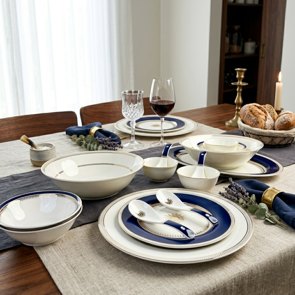 Imperial Blue 33pc Dinner Set