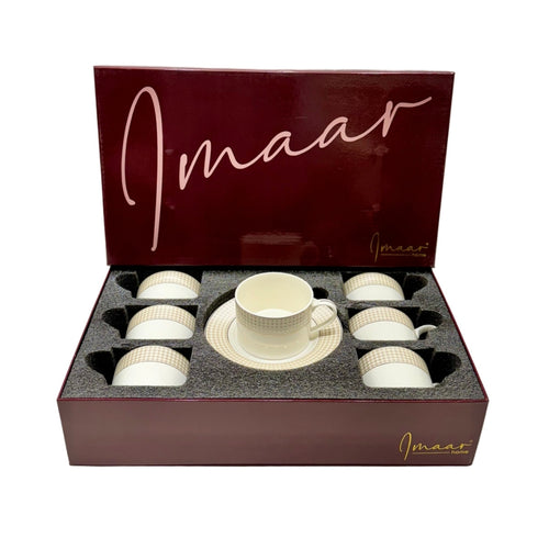 Pearl Tuscan Throne 12pc Tea Set