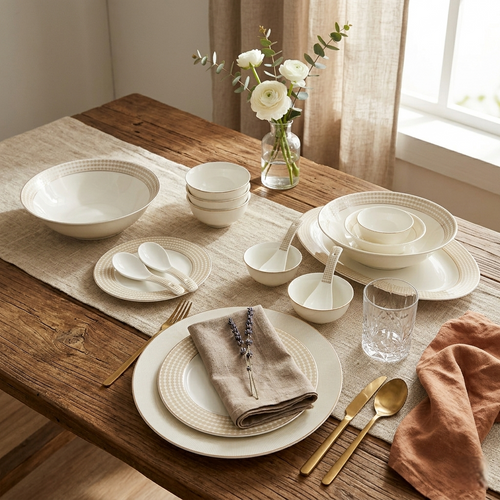 Tuscan Throne 33pc Dinner Set