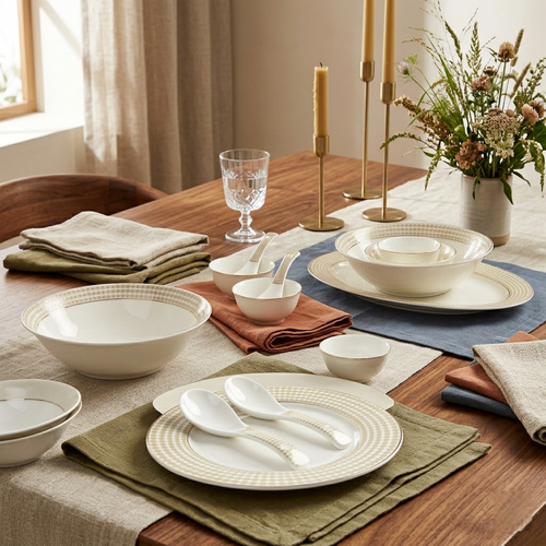Tuscan Throne 33pc Dinner Set