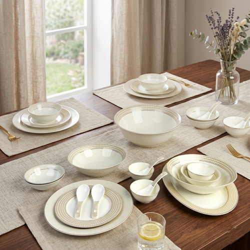 Tuscan Throne 33pc Dinner Set