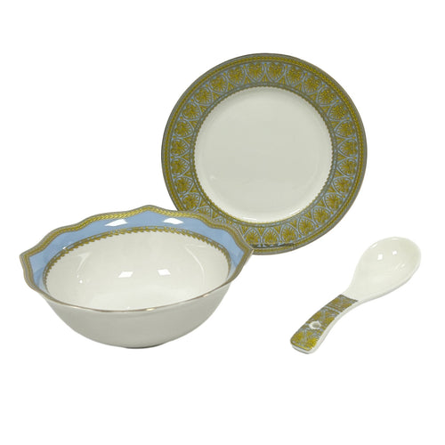 Pearl Cerulian Grandeur 18pc Bowl Set
