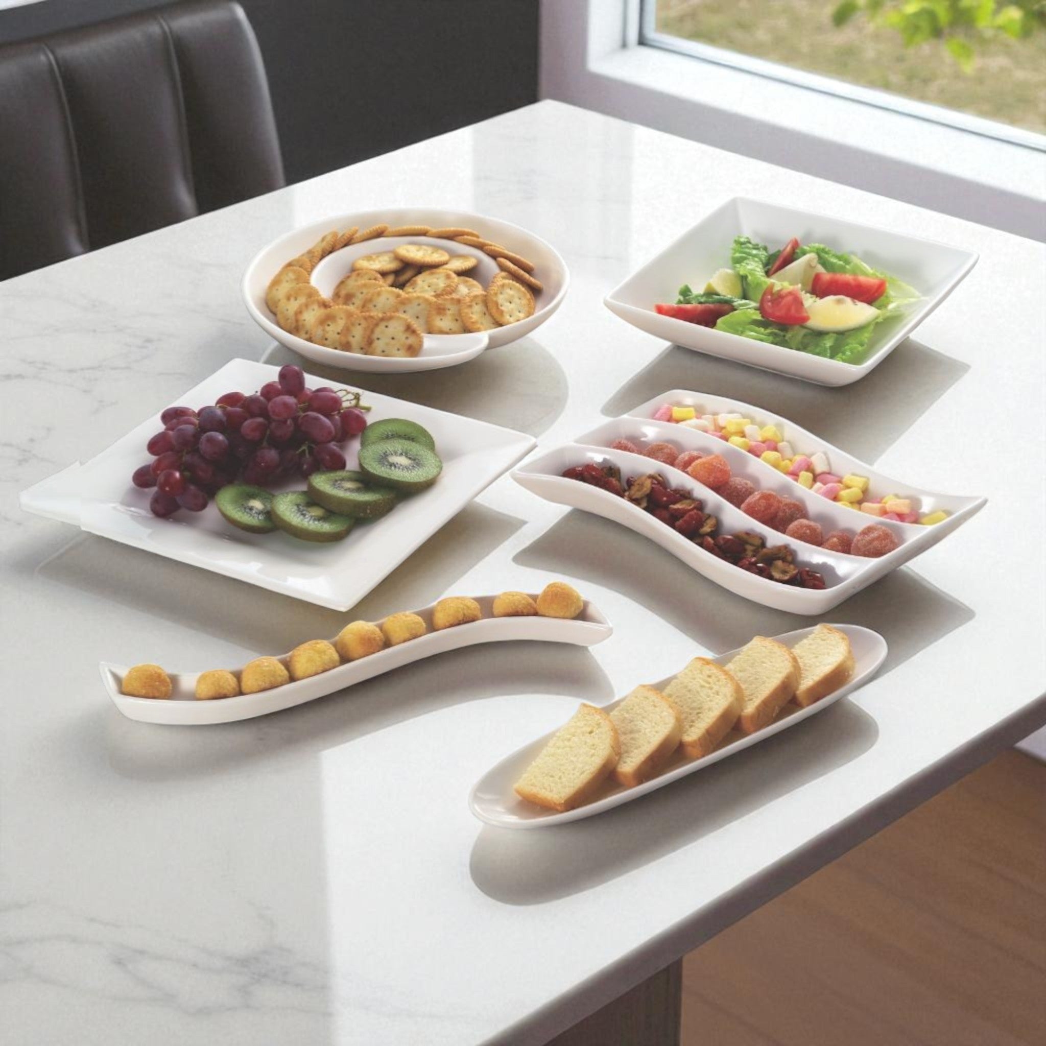 The Versailles 6PC-Serveware Set