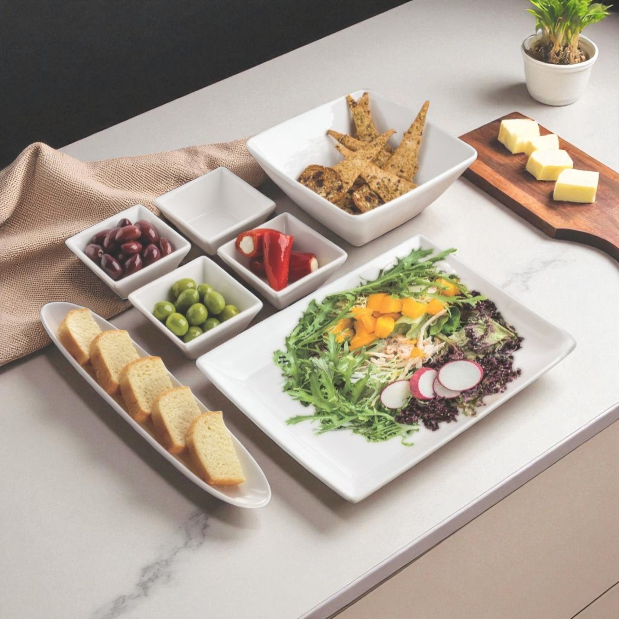 Celestia Luxe 7PC-Serveware Set