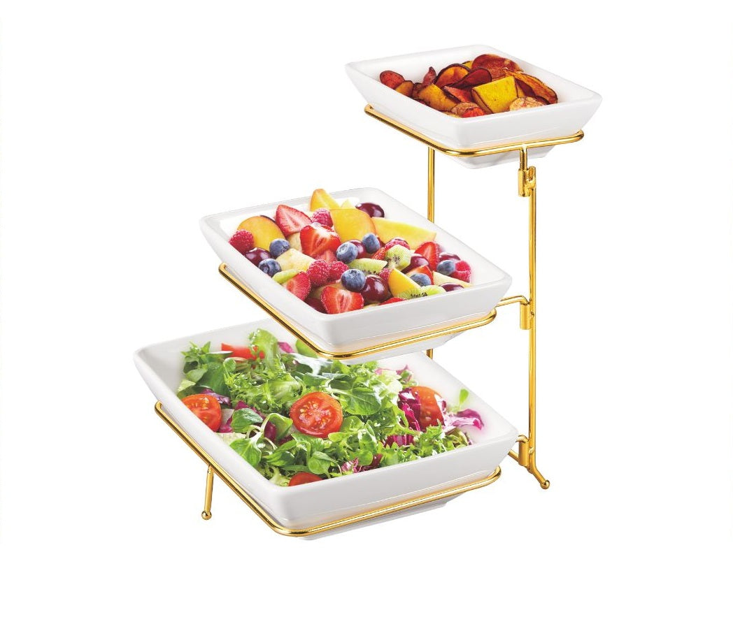 TrioLuxe by Imaar 3PC-Serveware Set