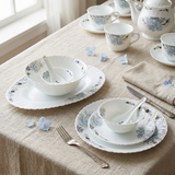 Blossom Charm – Premium 33pc Opalware Dining Set