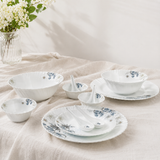 Imperial Bloom – Premium 33pc Opalware Dining Set