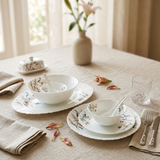 Aristoflora – Premium 33pc Opalware Dining Set