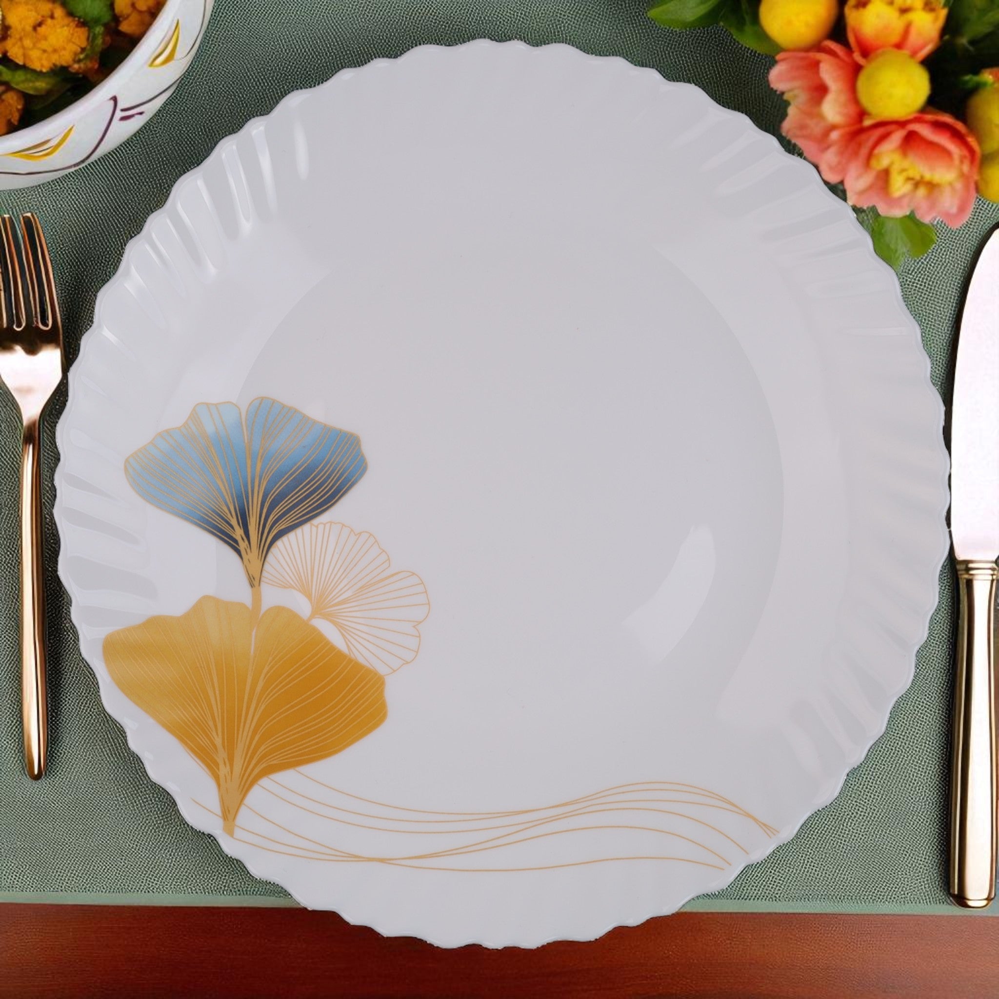 Lumina Petal – Premium 33pc Opalware Dining Set