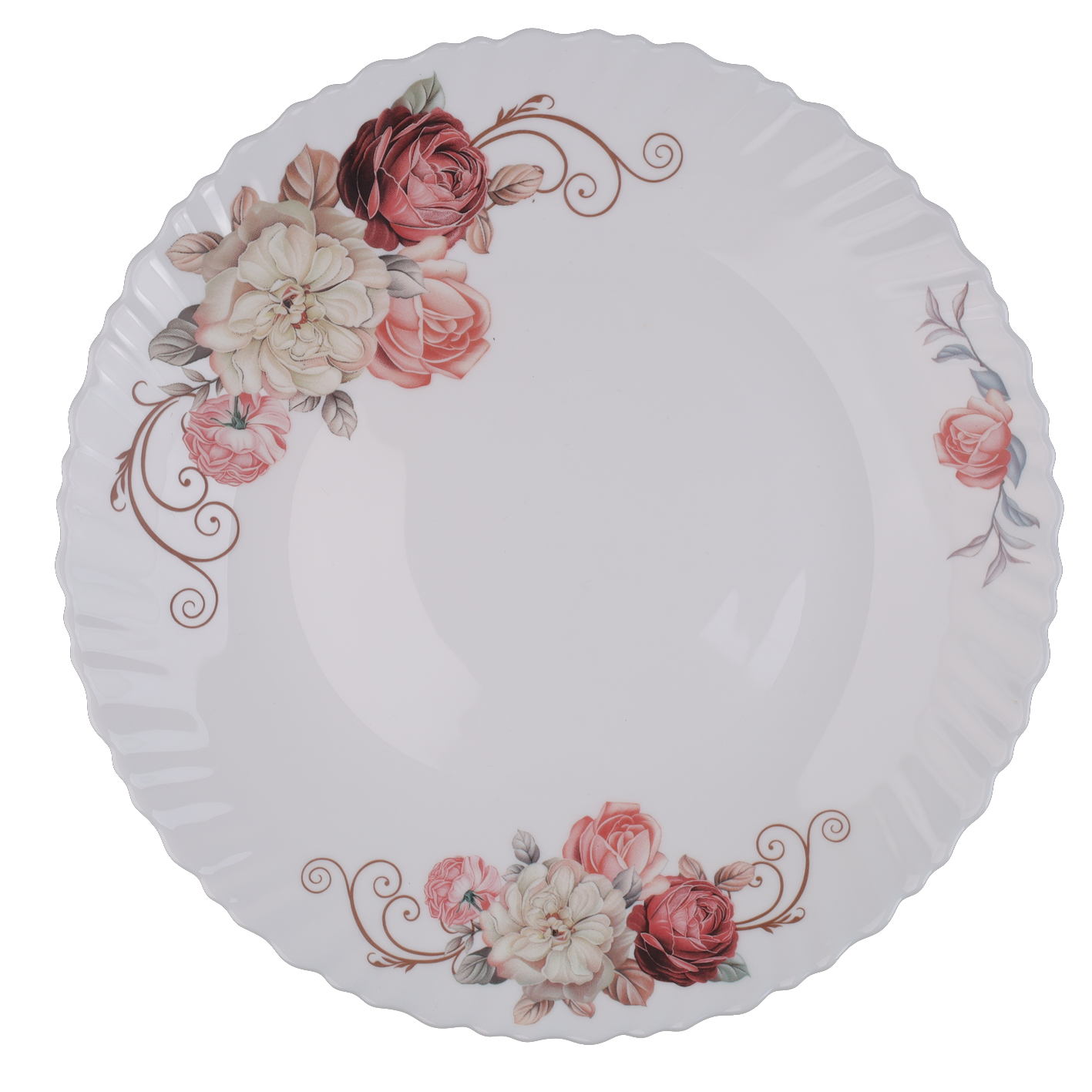 Blossom White – Premium 33pc Opalware Dining Set