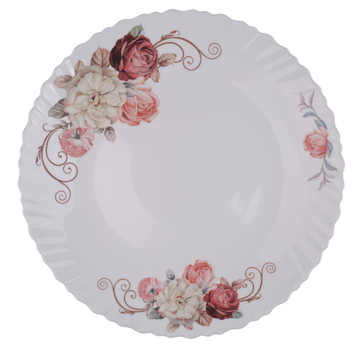 Blossom White – Premium 33pc Opalware Dining Set