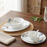 Palace Petals – Premium 33pc Opalware Dining Set