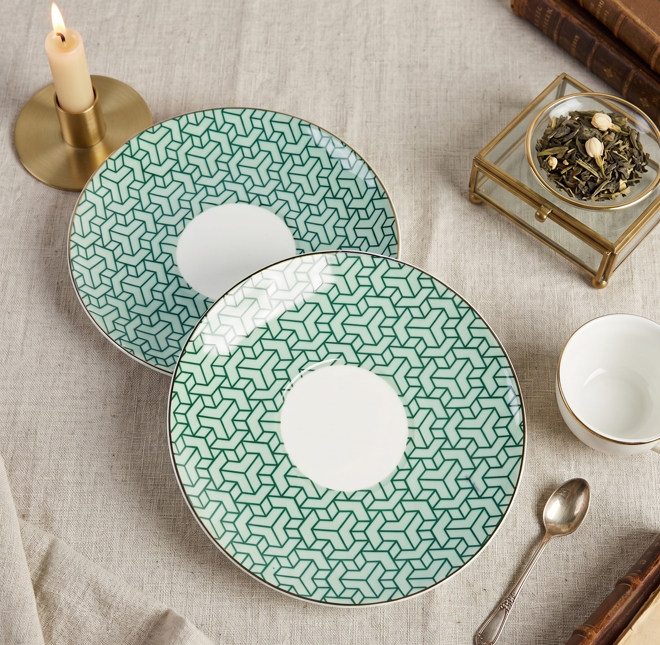Royal Tea Party Cup & Saucer- Set of 12