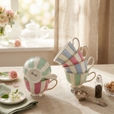 Luxury Gold Rim Tea Cup - Set of 6 (100 cc)