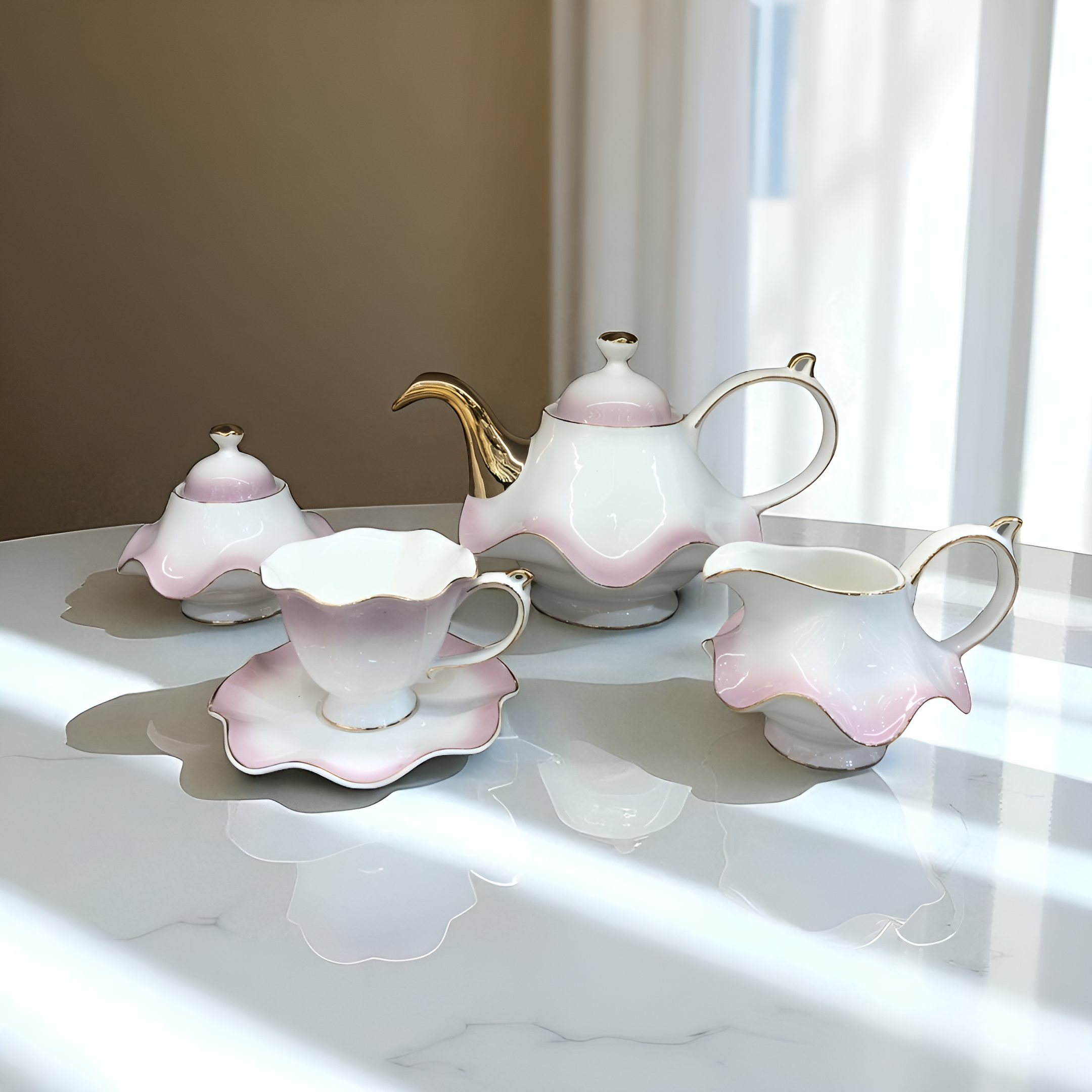 The Windsor Elegance - 15Pc Luxury Tea Set