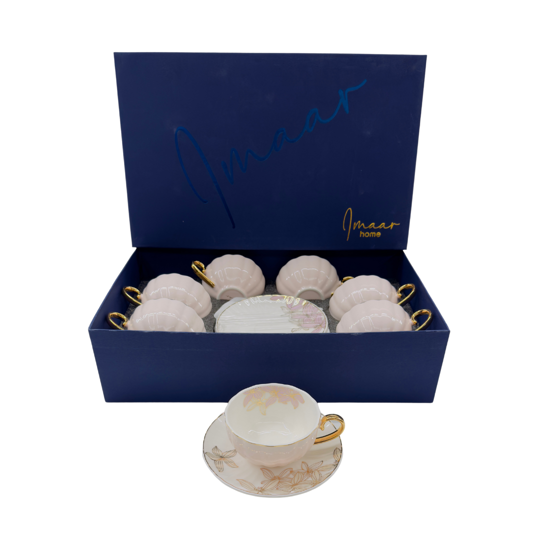 Pink Blossom Elegance 12pc Tea Set