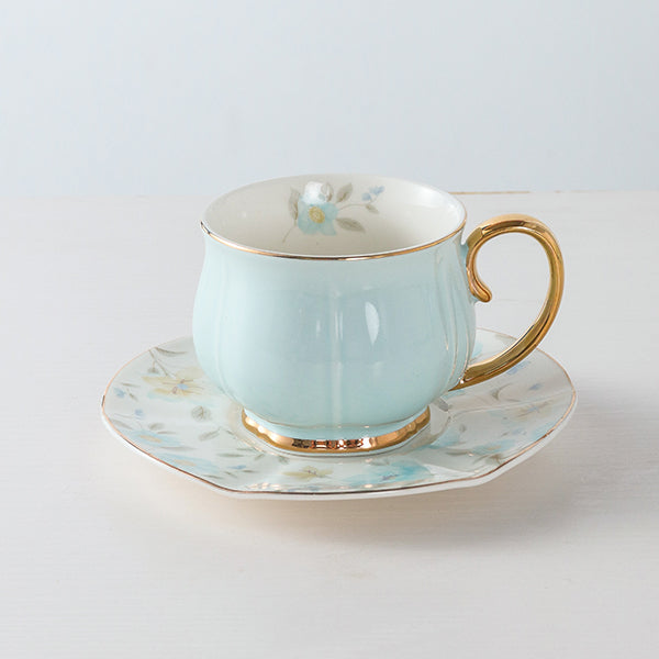 Blue Vinatge Luxe 12pc Tea Set