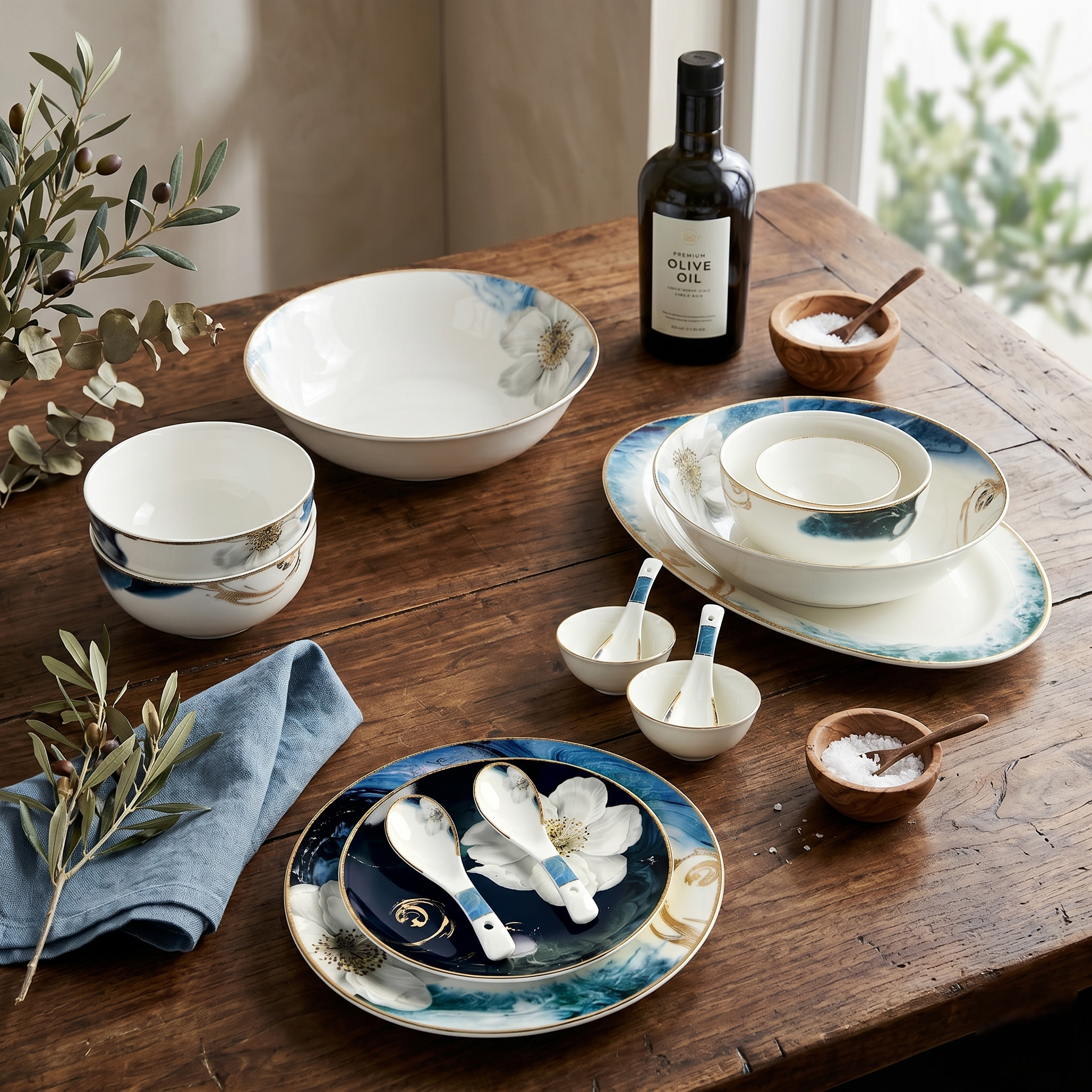 Floral Grace 33pc Dinner Set