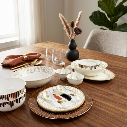 Terracotta Luxe 33pc Dinner Set