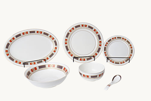Regal Charm 33pc Dinner Set