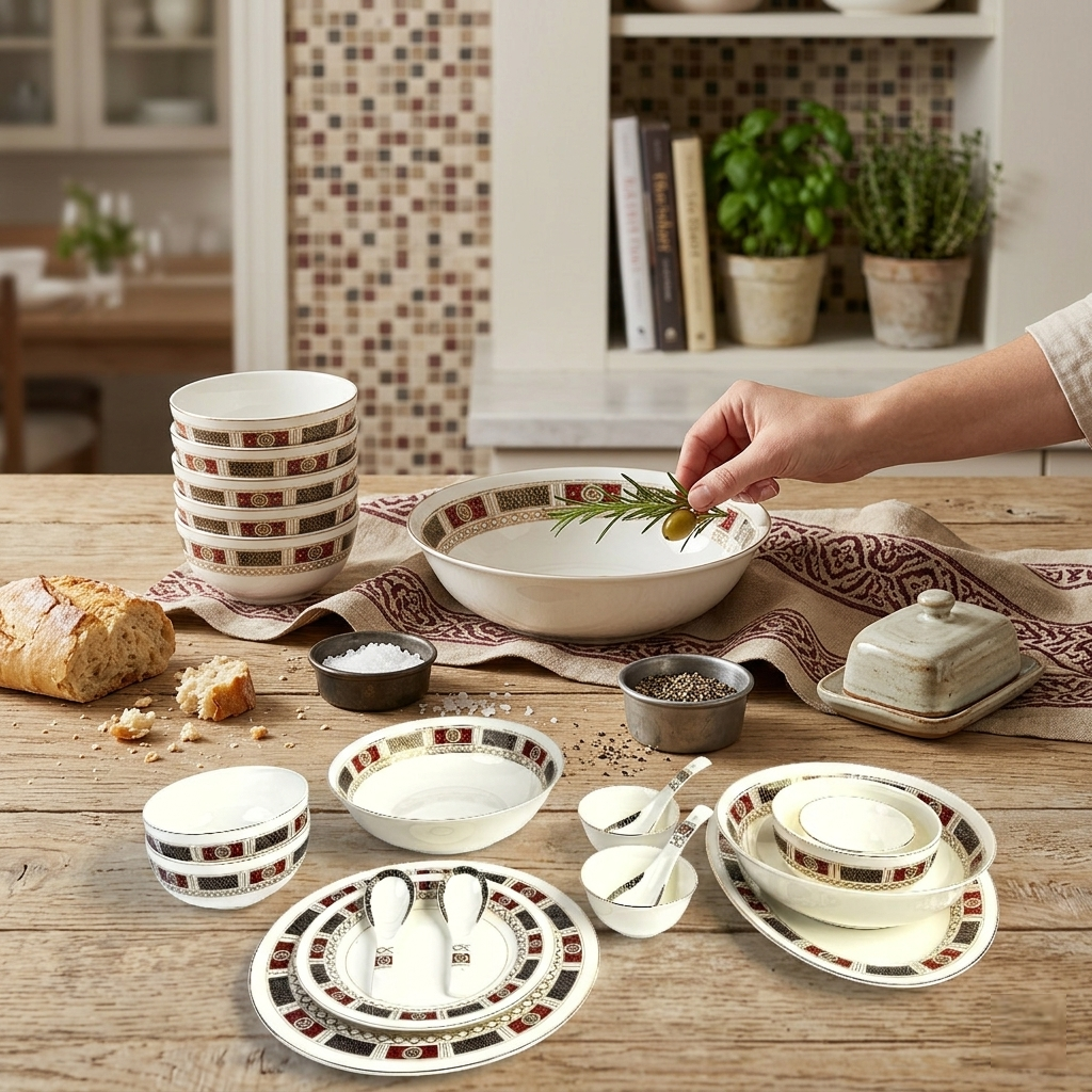 Regal Charm 33pc Dinner Set