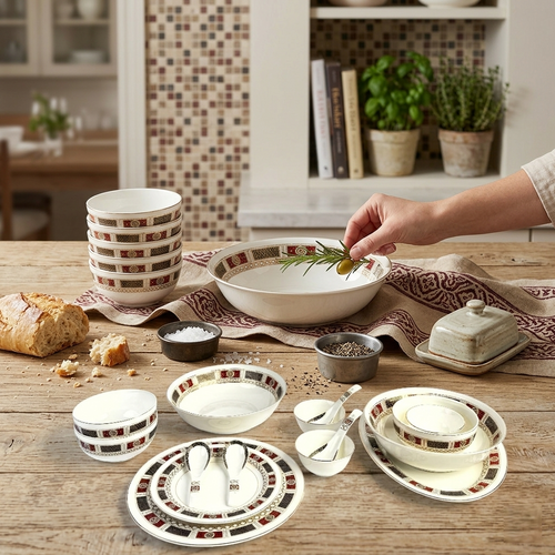 Regal Charm 33pc Dinner Set