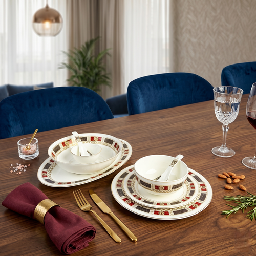 Regal Charm 33pc Dinner Set