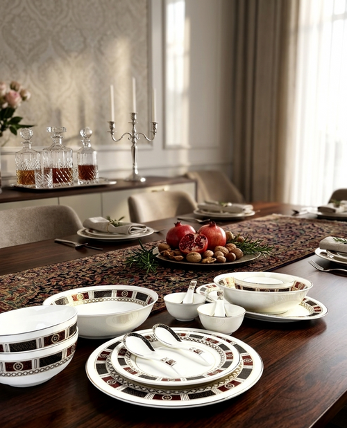 Regal Charm 33pc Dinner Set