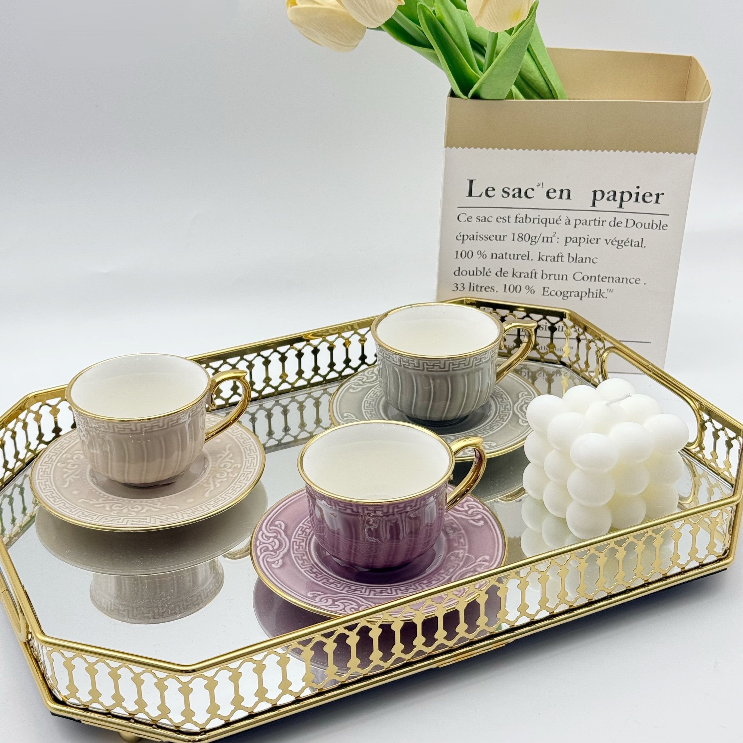 Textura Luxe 12pc Tea Set
