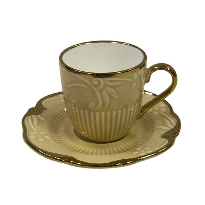 Golden Rim Grace 12pc Tea Set