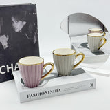 Trio Color Porcelain 6pc Tea Set
