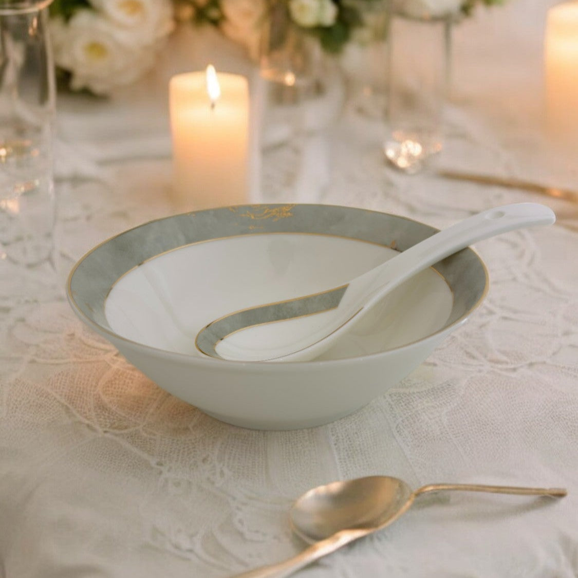 Pearl Linear Luxe 12pc Bowl Set