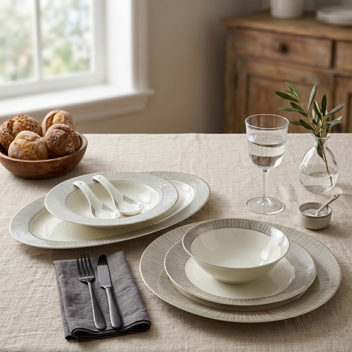 Linear Luxe Dinner Set