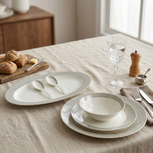 Linear Luxe Dinner Set