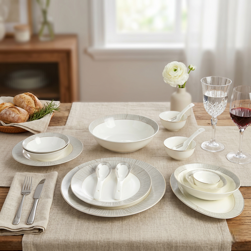Linear Luxe Dinner Set