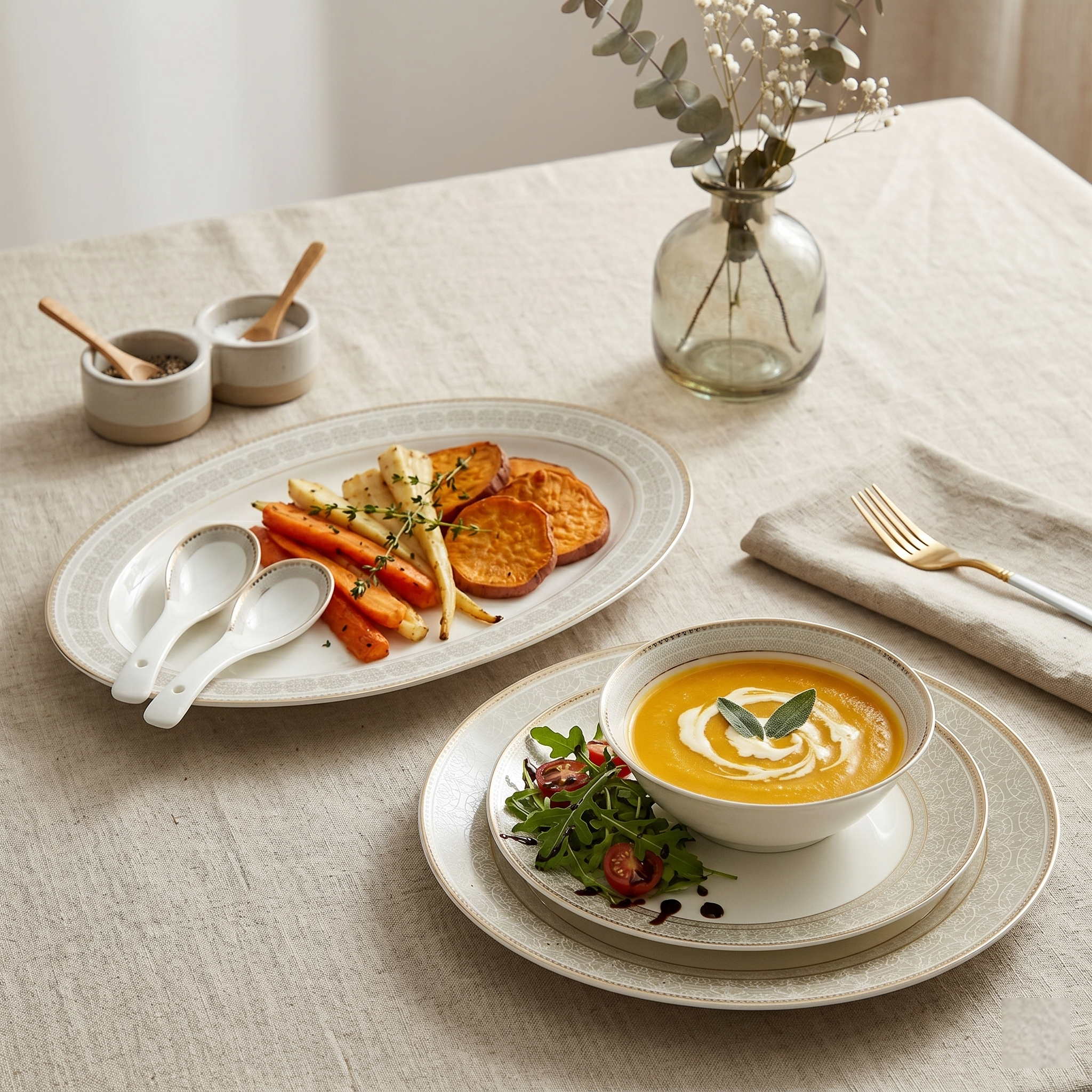 Royal Gold Dinner Set