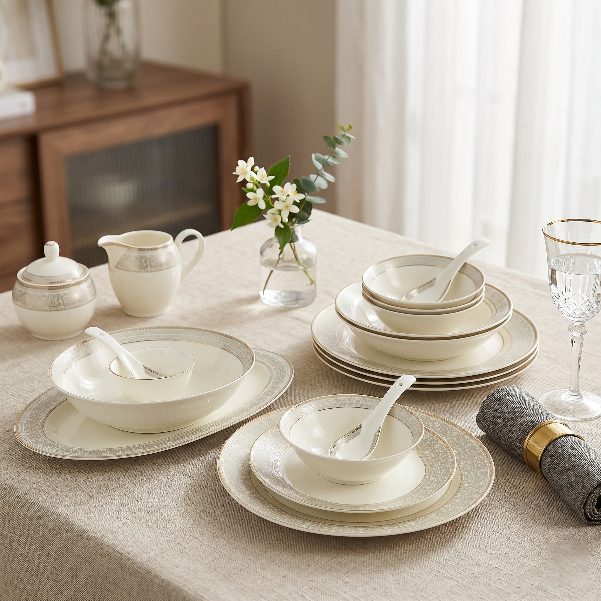 Royal Gold Dinner Set
