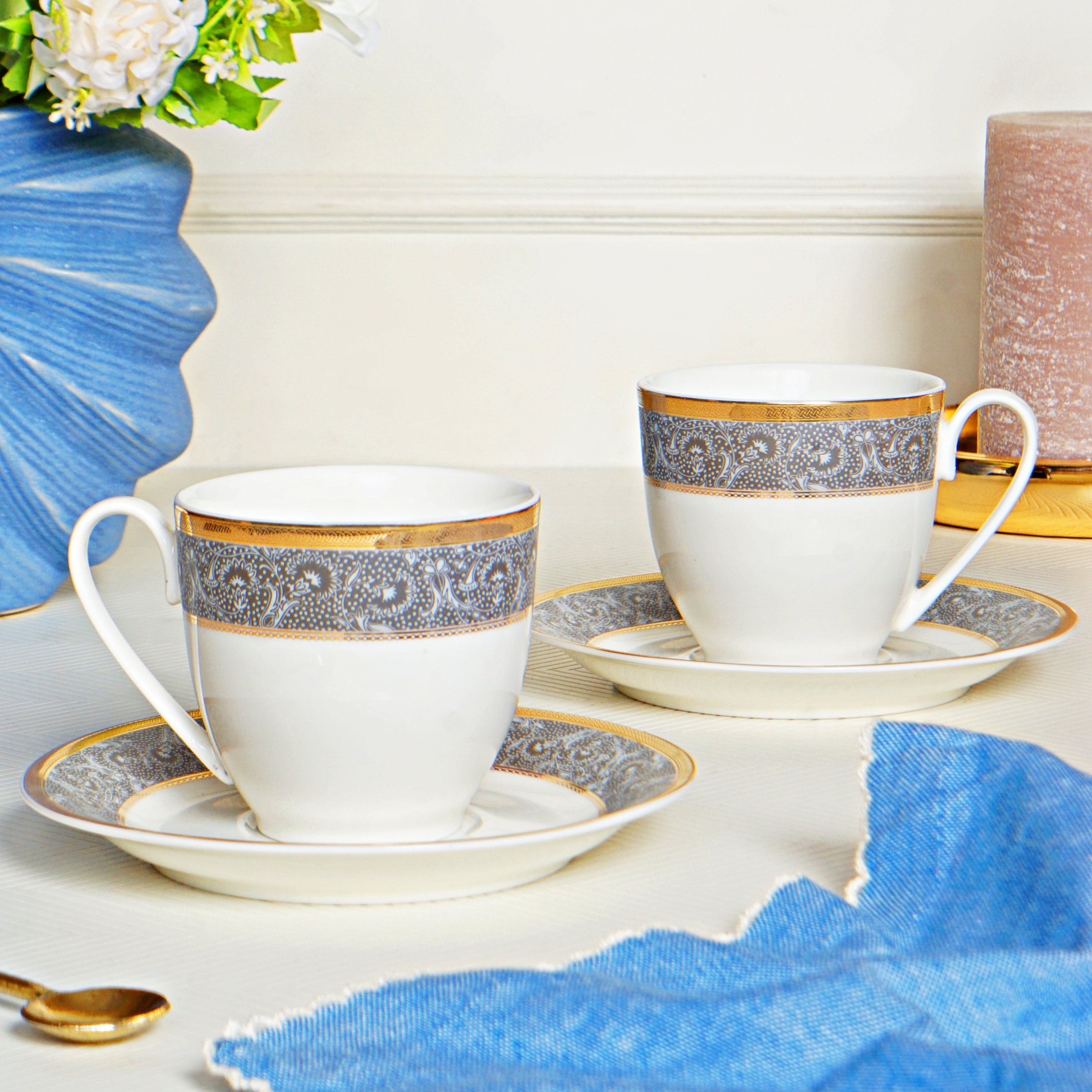 Pearl Imperial Grace 12pc Tea Set