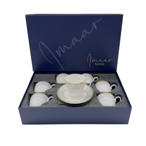 Pearl Marble Elegance 12pc Tes Set