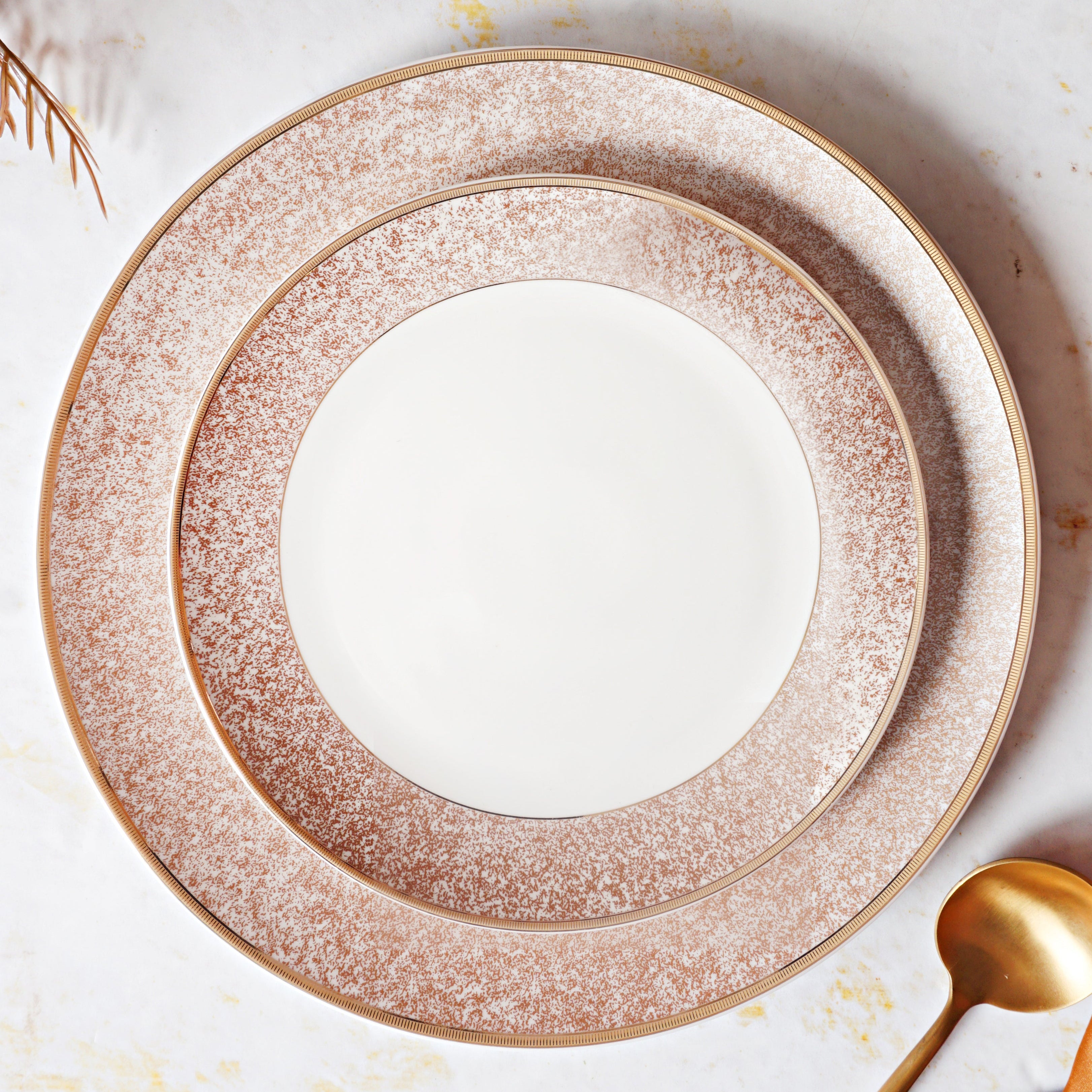 Amber Mosaic 39pc Dinner Set