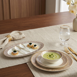 Amber Mosaic Dinner Set