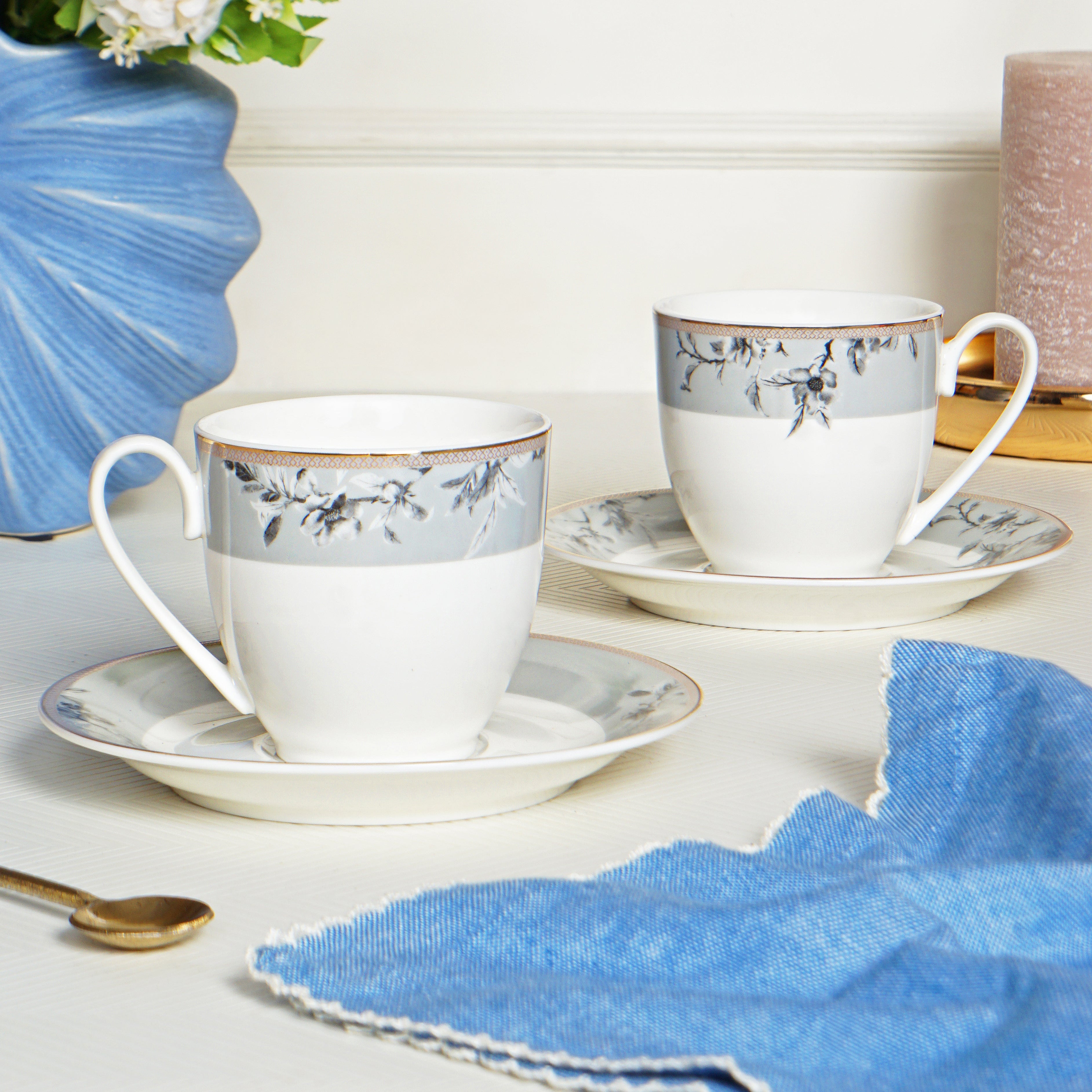 Pearl Ethereal Blossom 12pc Tea Set