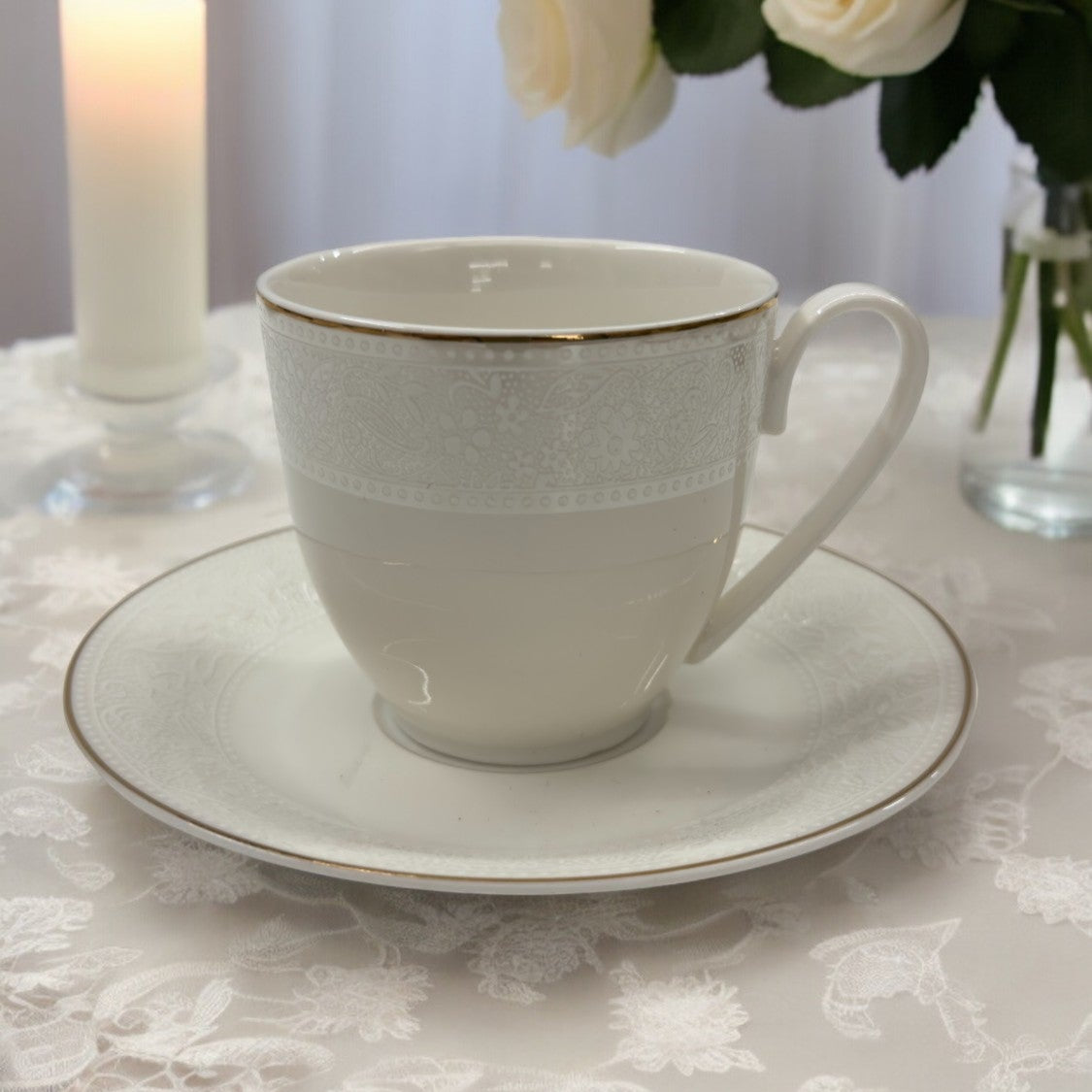 Pearl Luxe 12pc Tea Set