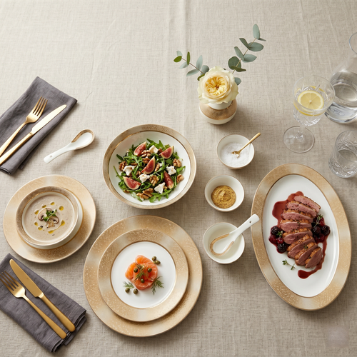 Golden Glow Dinner Set