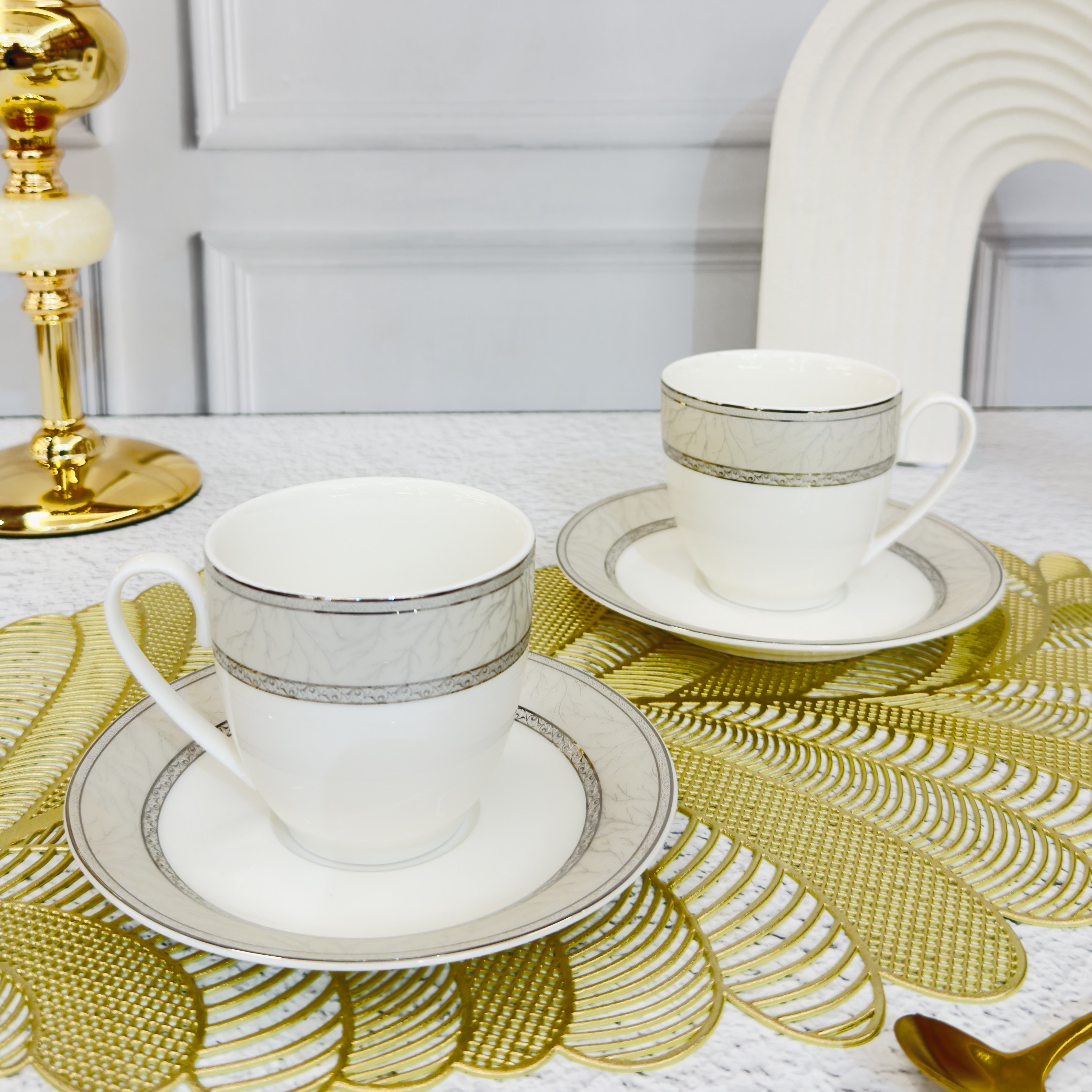 Pearl Silver Elegance 12pc Tea Set