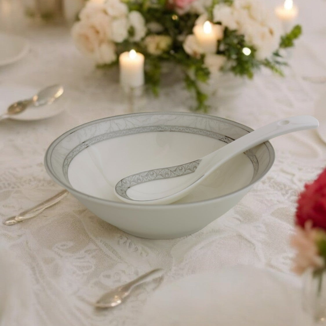 Pearl Silver Elegance 12pc Bowl Set